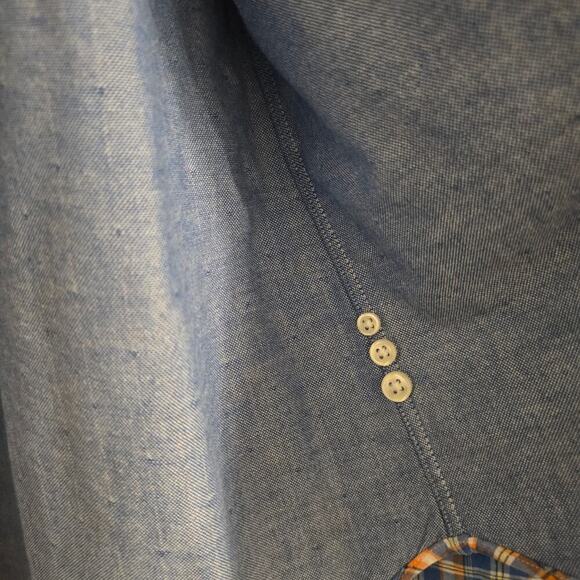 Ralph Lauren Classic Fit Plaid Button Down Shirt Men’s LT Large Tall Cotton - Picture 6 of 8